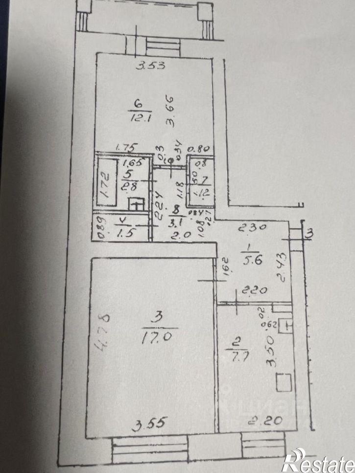 2-комн квартира Таллинская улица, 2/1,  д. 2/1