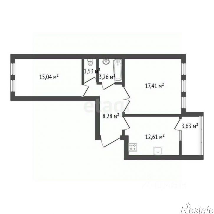 2-комн квартира улица Ивана Спатара, 24,  д. 24