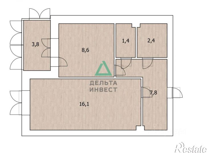 1-комн квартира ул Ахметова, 320/1,  д. 320/1