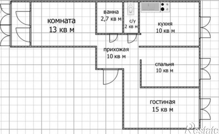 3-комн квартира улица Гази Загитова, 11/1,  д. 11/1