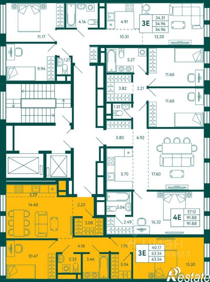2-комн квартира в новом доме ул Авроры, 18/1,  д. 18/1