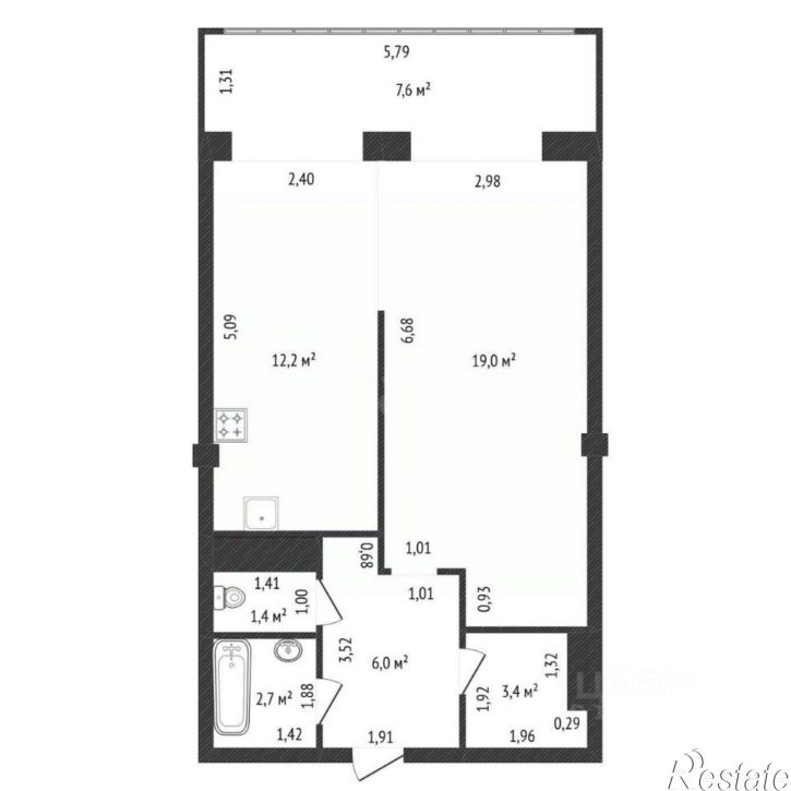 1-комн квартира улица Заки Валиди, 58,  д. 58