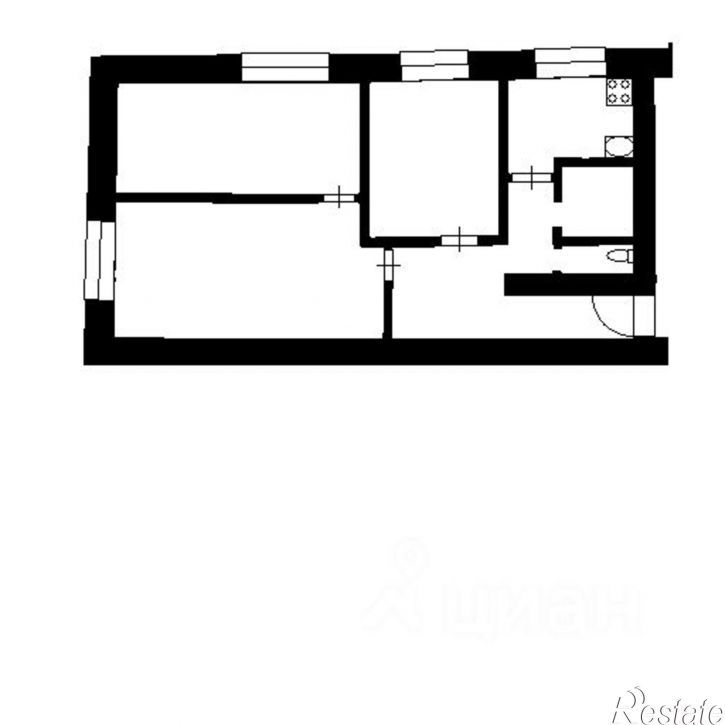 1-комн квартира ул Гафури, 56,  д. 56
