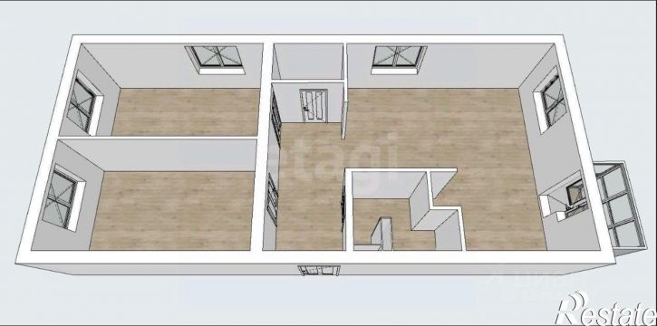 3-комн квартира улица Булата Имашева, 12,  д. 12