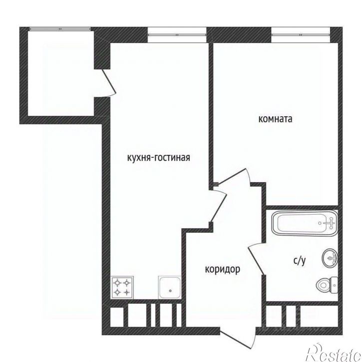 2-комн квартира ул Энтузиастов, 15,  д. 15