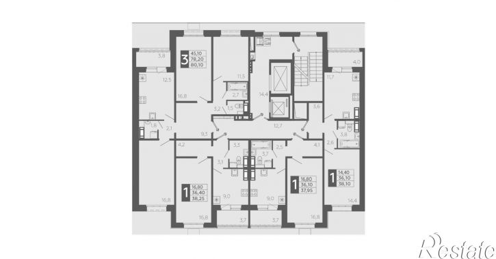 1-комн квартира в новом доме Сельская Богородская улица, 23,  д. 23
