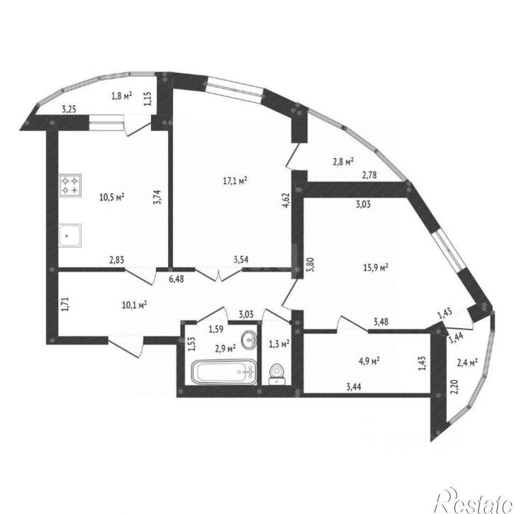 2-комн квартира ул Карла Маркса, 60/2,  д. 60/2