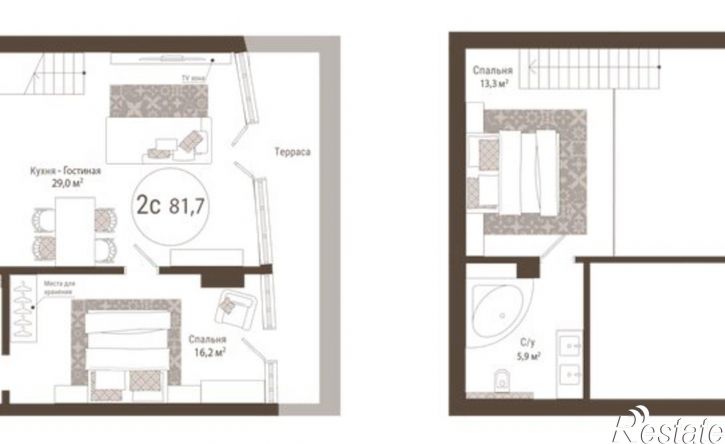 2-комн квартира улица Менделеева, 137,  д. 137