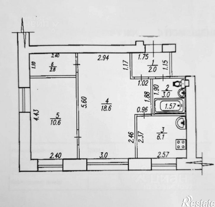 2-комн квартира проспект Октября, 82/1,  д. 82/1