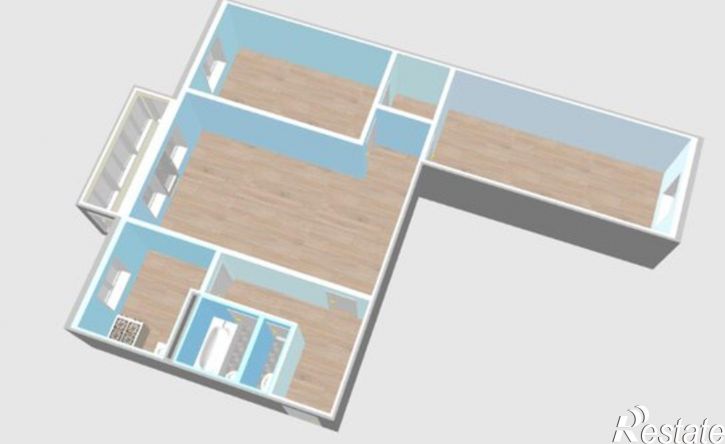3-комн квартира улица Коммунаров, 58,  д. 58