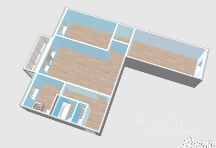 3-комн квартира ул Коммунаров, 58,  д. 58