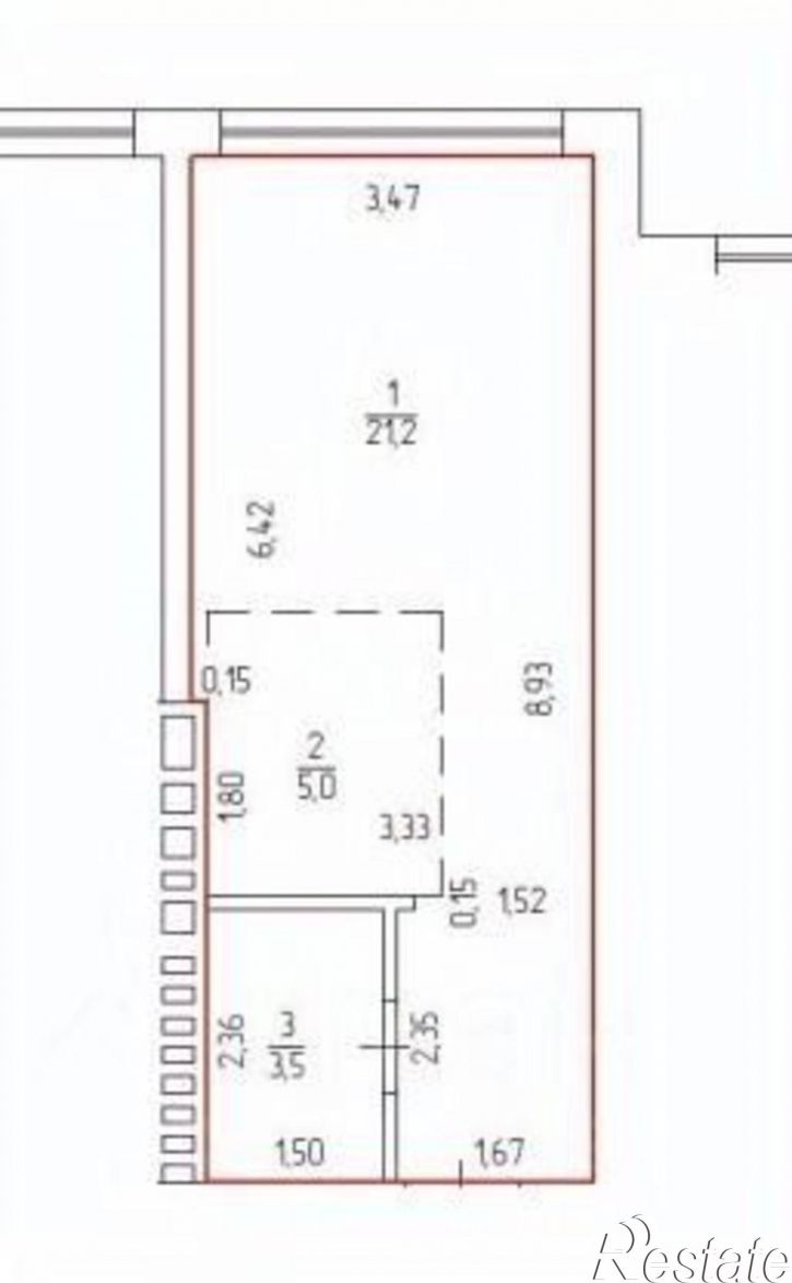 1-комн квартира улица Лётчиков, 2/10,  д. 2/10