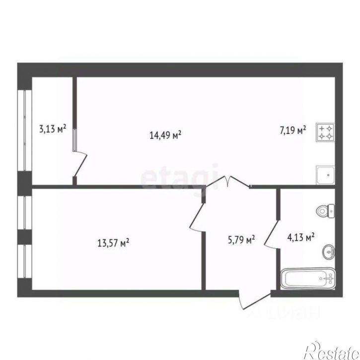 2-комн квартира улица Ивана Спатара, 18,  д. 18