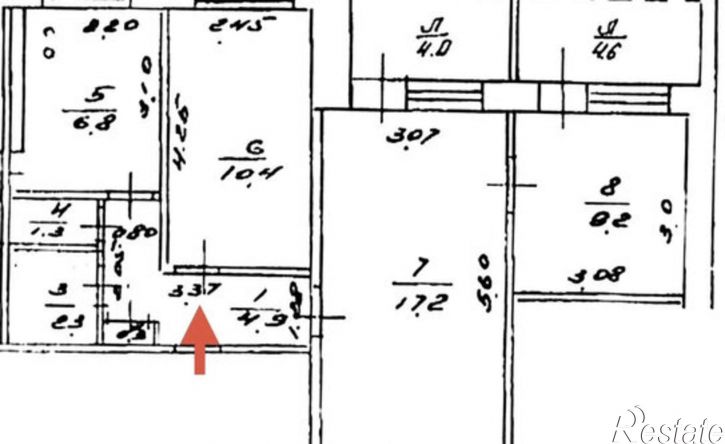 3-комн квартира ул Гафури, 19,  д. 19