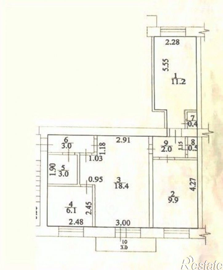 3-комн квартира ул Мустая Карима, 28а,  д. 28а