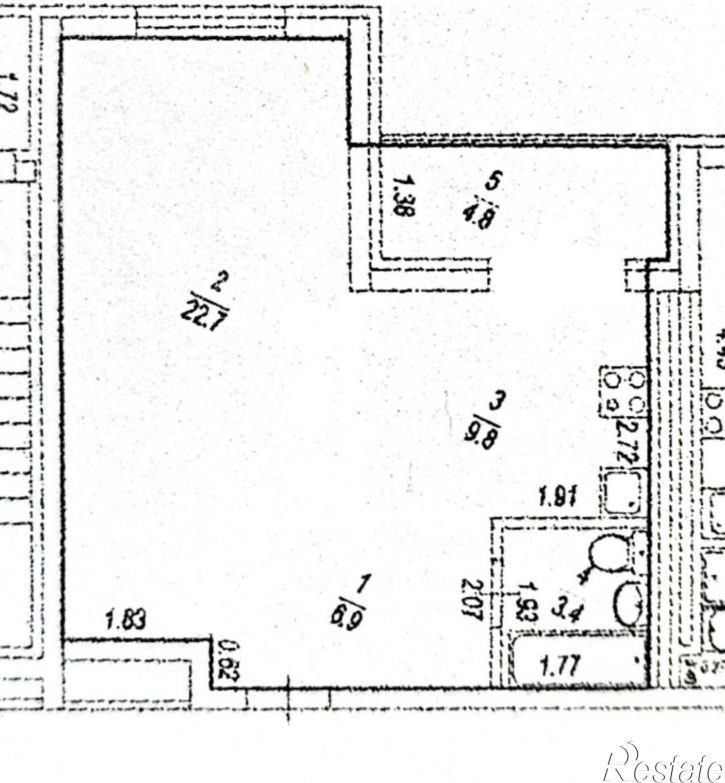 1-комн квартира ул Комсомольская, 107,  д. 107
