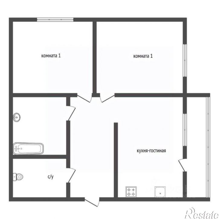 2-комн квартира улица Правды, 18/4,  д. 18/4
