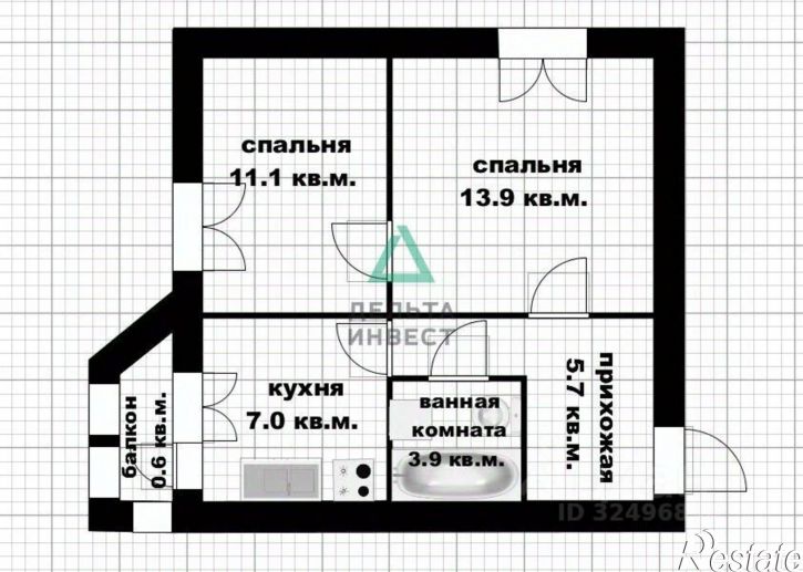 2-комн квартира Уфимское шоссе, 18/5,  д. 18/5