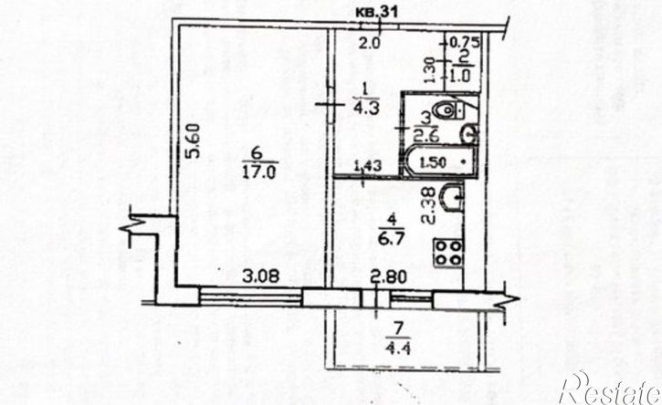 1-комн квартира улица Степана Злобина, 28/1,  д. 28/1
