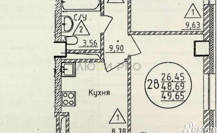 2-комн квартира ул Бакалинская, 13/2,  д. 13/2