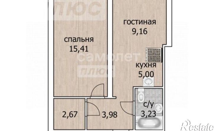 2-комн квартира ул Менделеева, 126,  д. 126