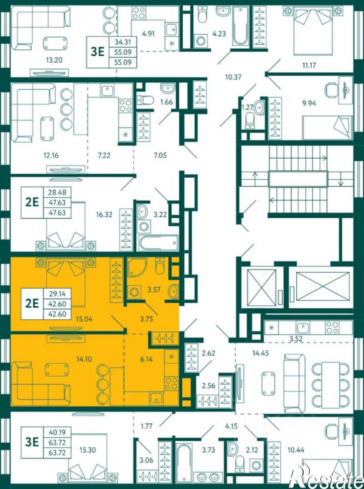 1-комн квартира в новом доме улица Авроры, 18/1,  д. 18/1
