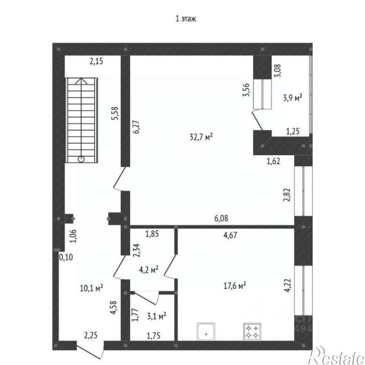 4-комн квартира улица Гафури, 54,  д. 54