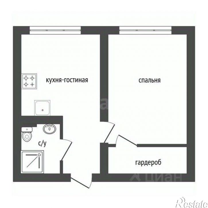 1-комн квартира улица Чернышевского, 97,  д. 97