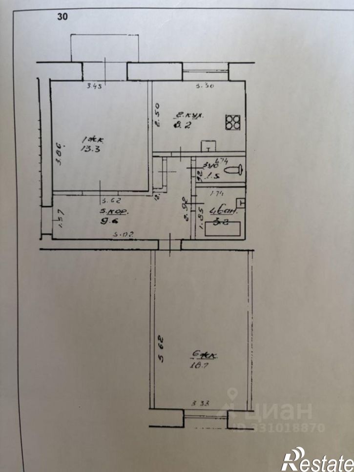 2-комн квартира ул Свободы, 23 1,  д. 23 1,  к. 1