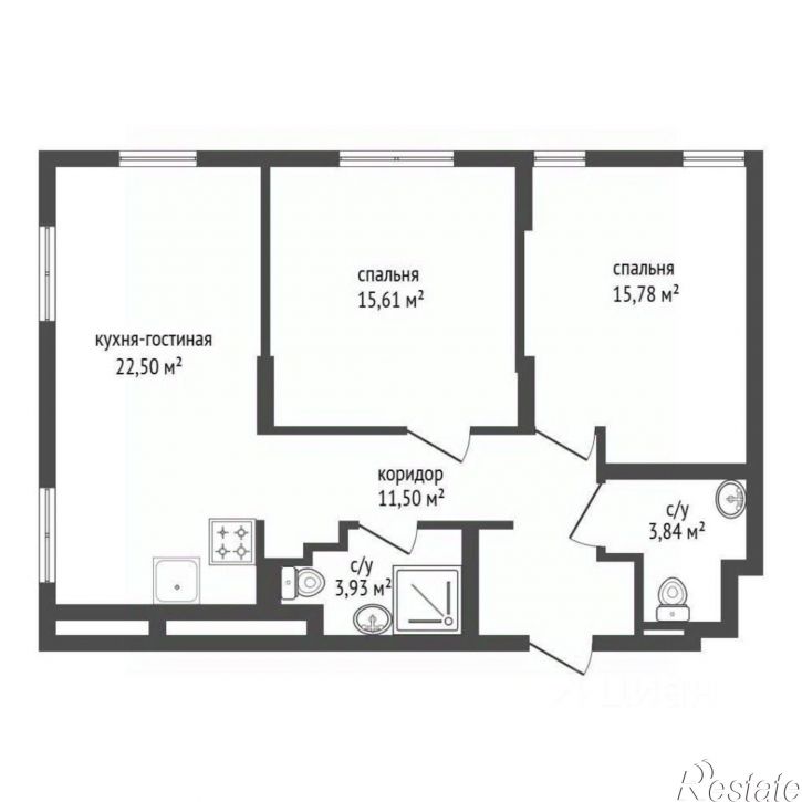3-комн квартира улица Гафури, 73,  д. 73