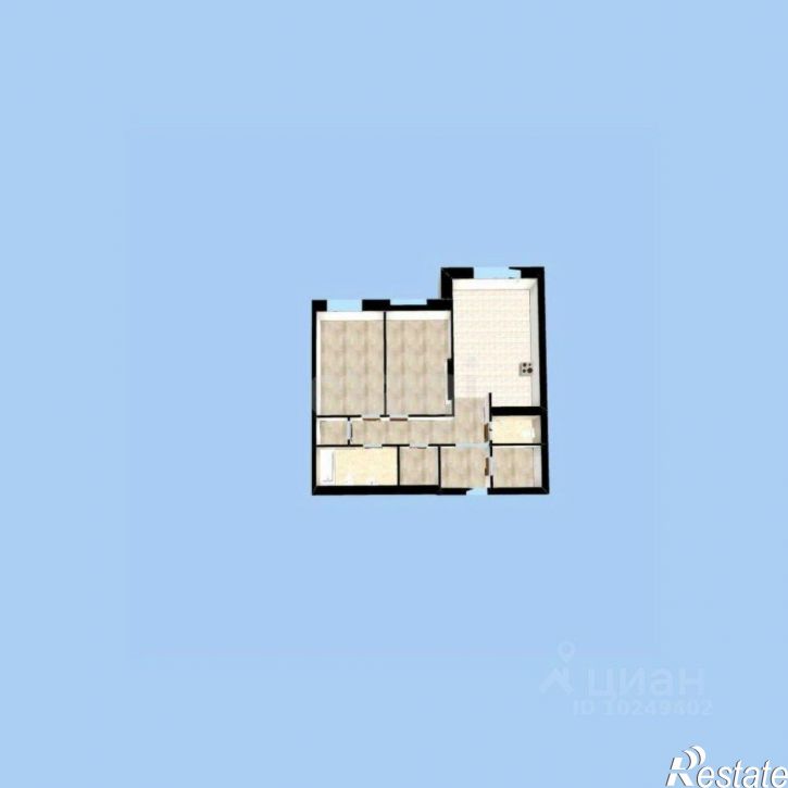 3-комн квартира улица Рихарда Зорге, 73/1,  д. 73/1