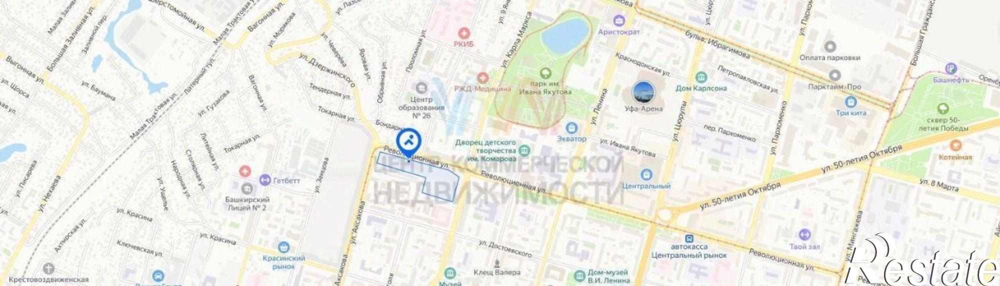 Купить торговое помещение за 92 475 100 рублей на улица Аксакова
