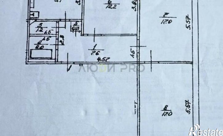 3-комн квартира улица Рабкоров, 2/5,  д. 2/5