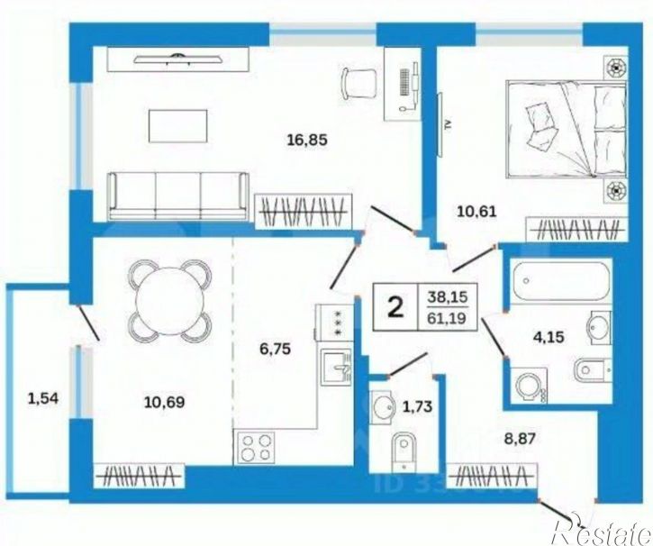 2-комн квартира ул Дуванская, 9,  д. 9