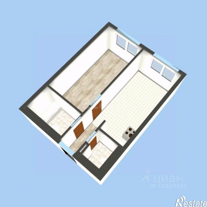 2-комн квартира улица Рихарда Зорге, 73/1,  д. 73/1