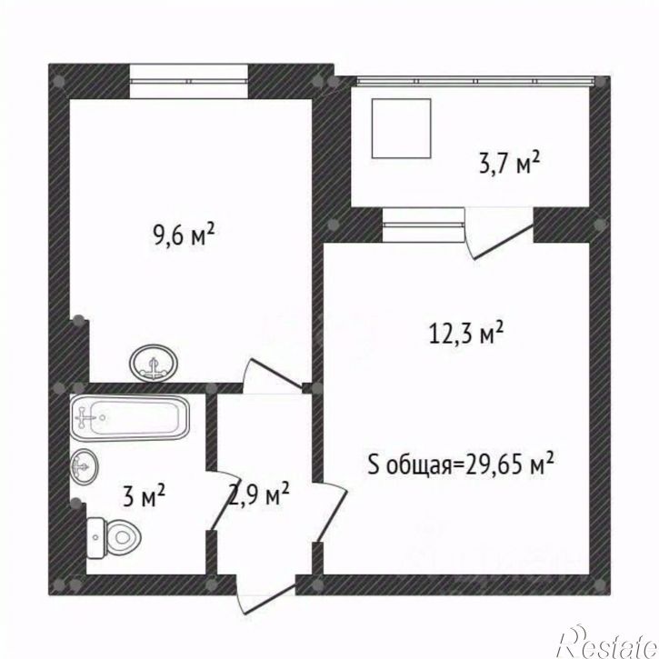 1-комн квартира улица Мечтателей, 15,  д. 15