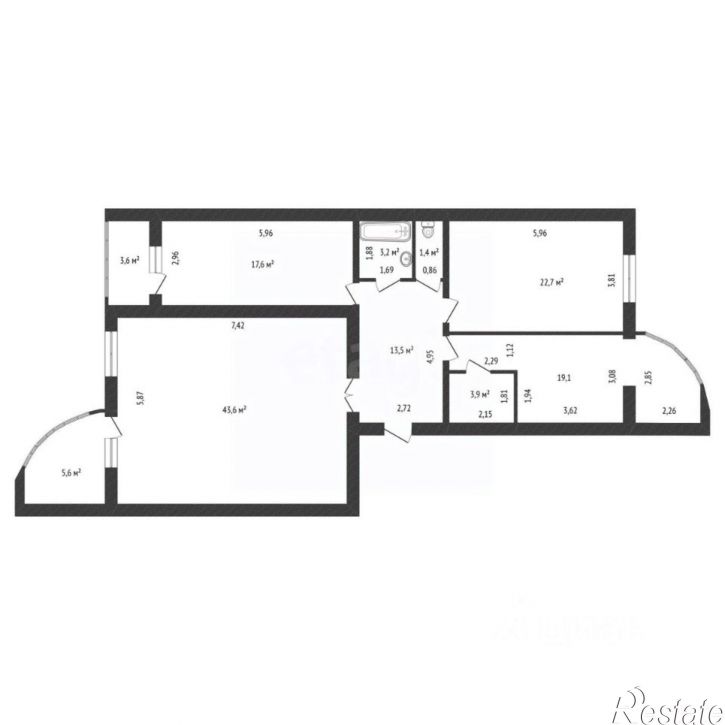 3-комн квартира ул Коммунистическая, 19/1,  д. 19/1