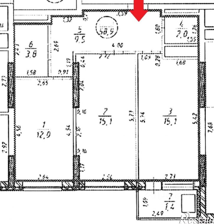 2-комн квартира ул Айская, 39,  д. 39