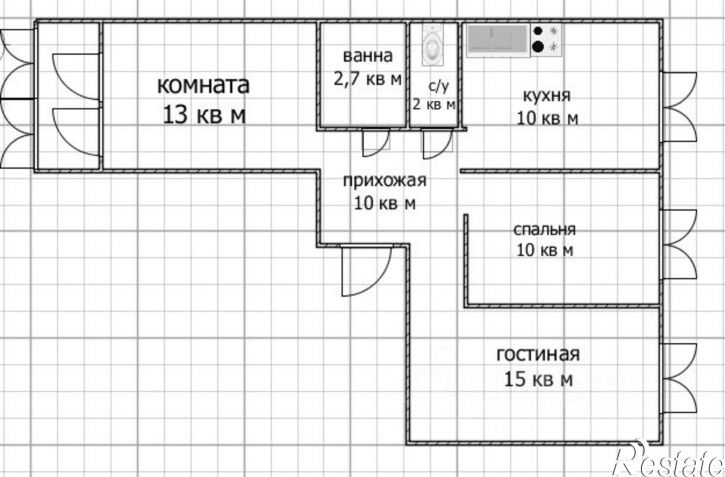 3-комн квартира ул Гази Загитова, 11/1,  д. 11/1