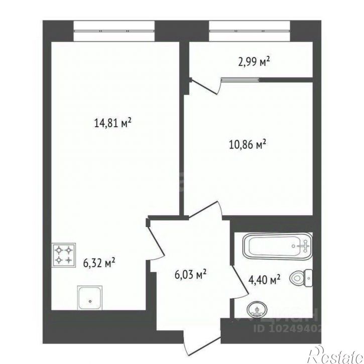 2-комн квартира улица Генерала Горбатова, 13,  д. 13
