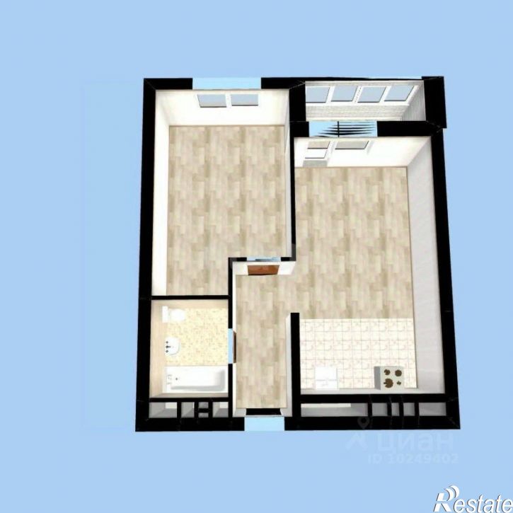 2-комн квартира улица Менделеева, 132/1,  д. 132/1
