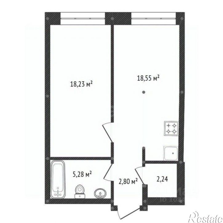 2-комн квартира ул Рихарда Зорге, 73/1,  д. 73/1