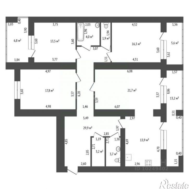 4-комн квартира ул Новомостовая, 8,  д. 8