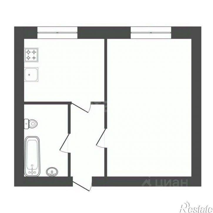 1-комн квартира ул Таллинская, 22,  д. 22
