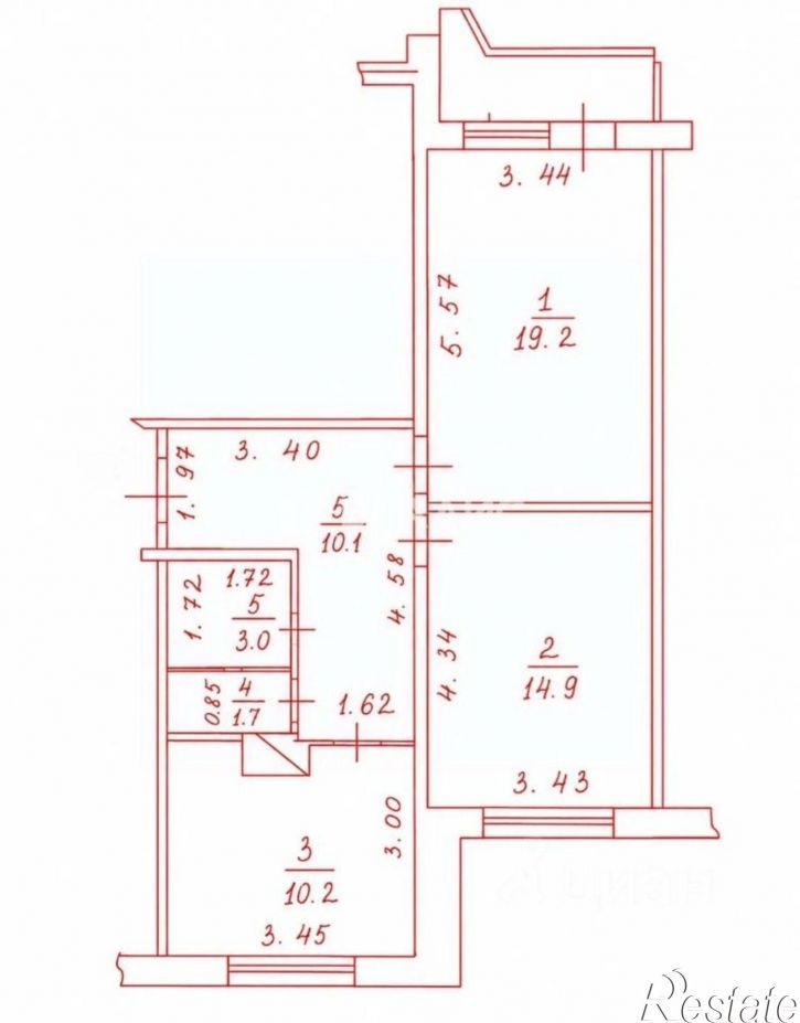 2-комн квартира ул Натальи Ковшовой, 6 1,  д. 6 1,  к. 1