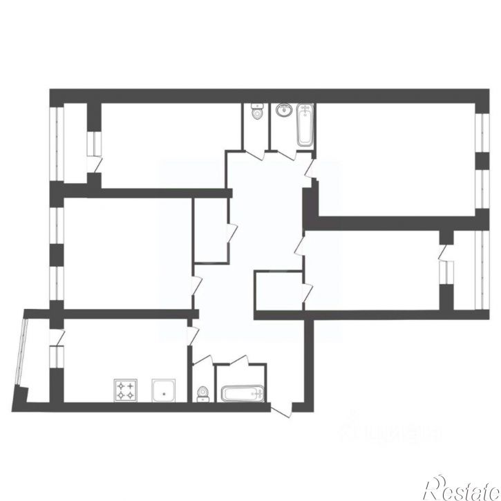 4-комн квартира ул Георгия Мушникова, 13/1,  д. 13/1