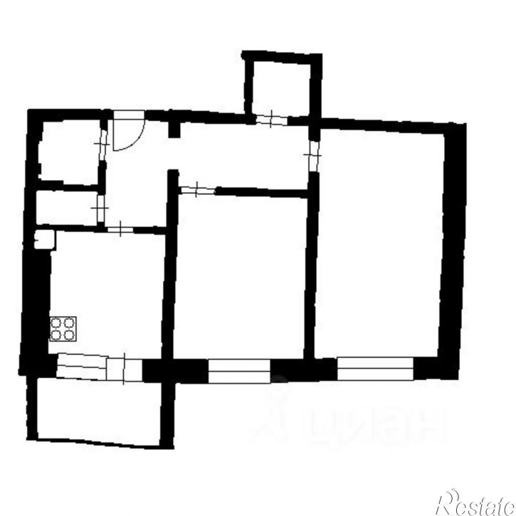 2-комн квартира ул Дмитрия Донского, 40,  д. 40