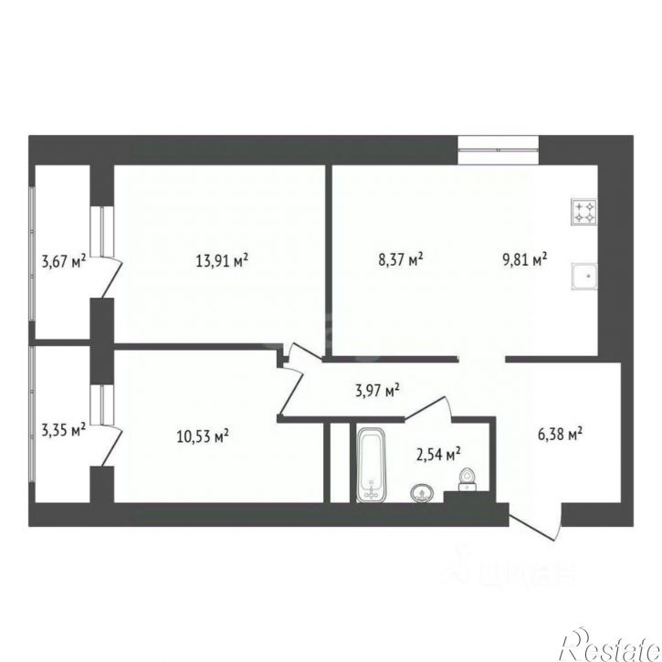 3-комн квартира ул Гоголя, 29,  д. 29