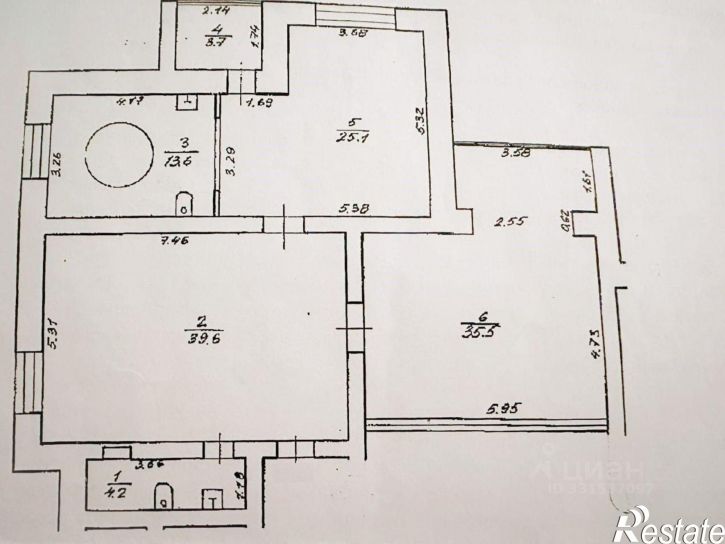 3-комн квартира ул Достоевского, 100,  д. 100