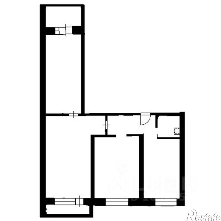 3-комн квартира ул Менделеева, 9/1,  д. 9/1